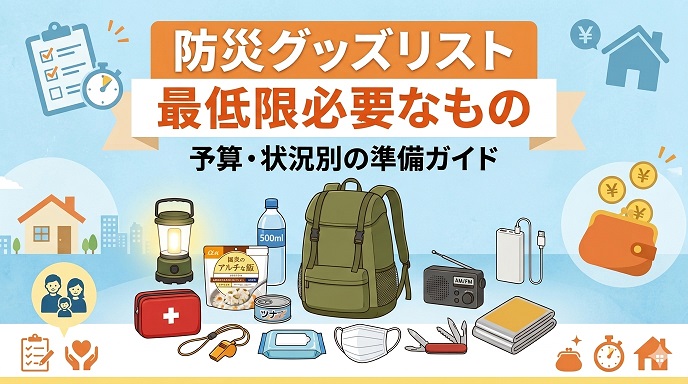 防災グッズの絵