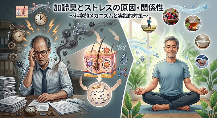 加齢臭とストレスの関係