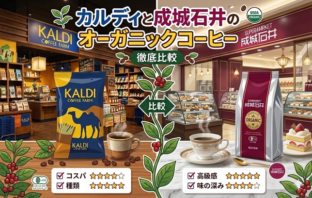 カルディと成城石井