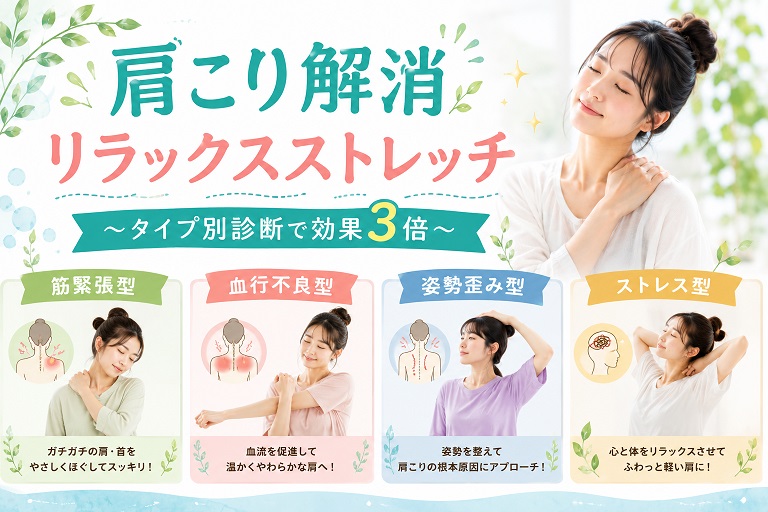 肩こり解消の図