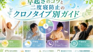 早起きのコツ画像