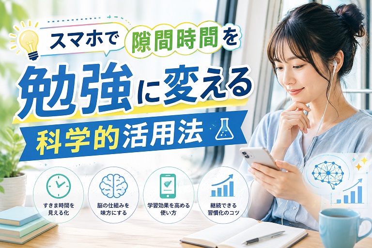 スマホを見る女性