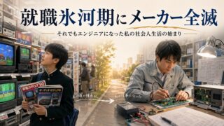 就職氷河期にエンジニアを目指した絵